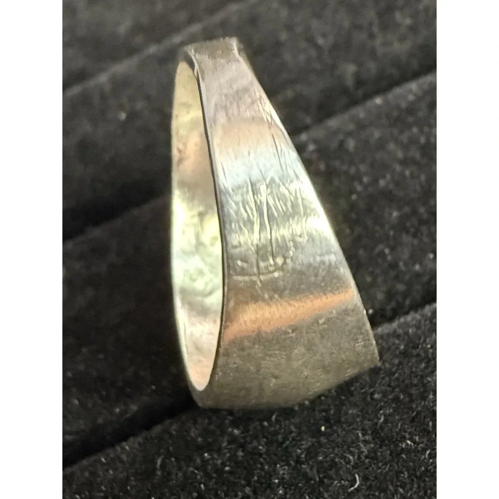 Sterling Silver 925 Dome Band Ring Size 9